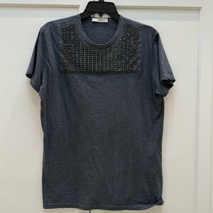 Prada tee with gunmetal details